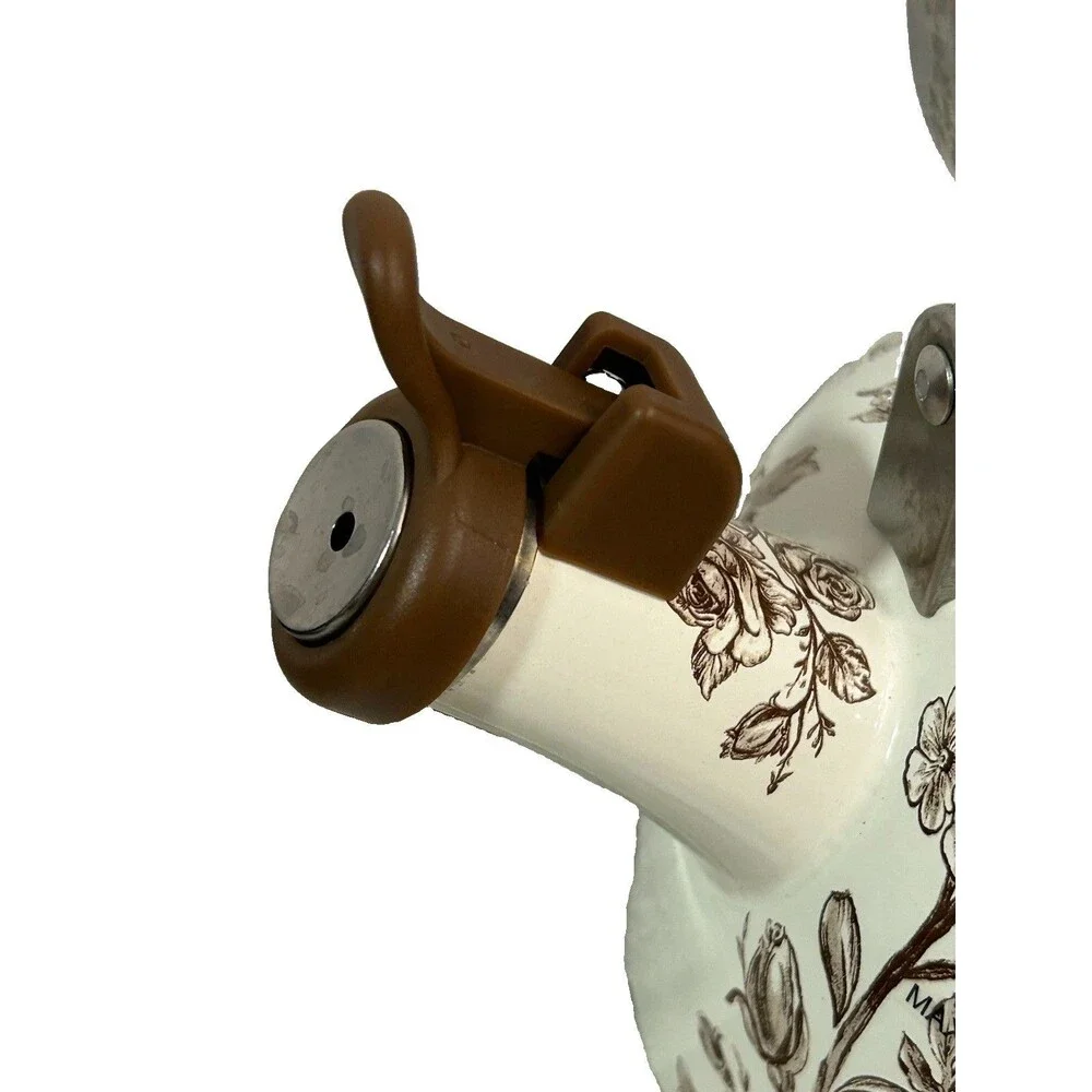 The Pioneer Woman Agatha 2QT Stainless Steel Whistling Tea Kettle Floral